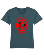 Kyokushin Karate  Tricou mânecă scurtă guler V Bărbat Presenter