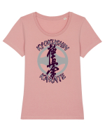 Kyokushin Karate  Tricou mânecă scurtă guler larg fitted Damă Expresser