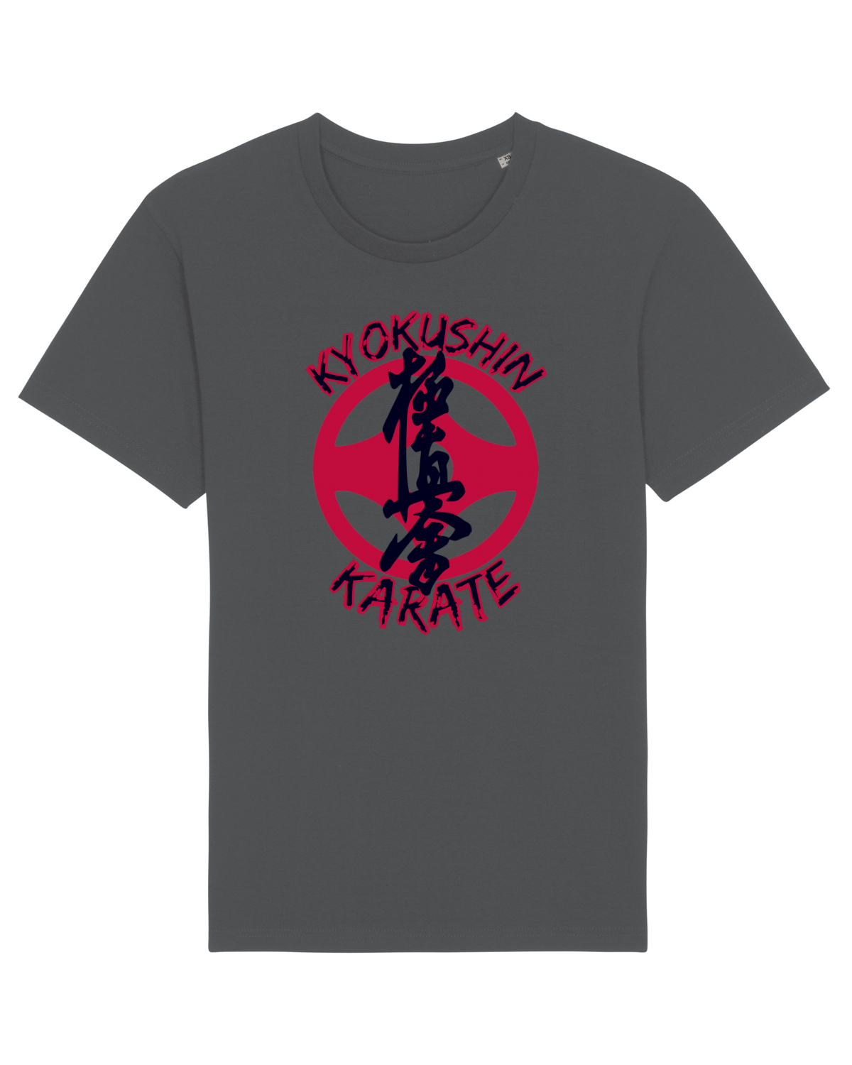 Tricou mânecă scurtă Unisex Rocker Anthracite