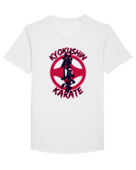 Kyokushin Karate  Tricou mânecă scurtă guler larg Bărbat Skater