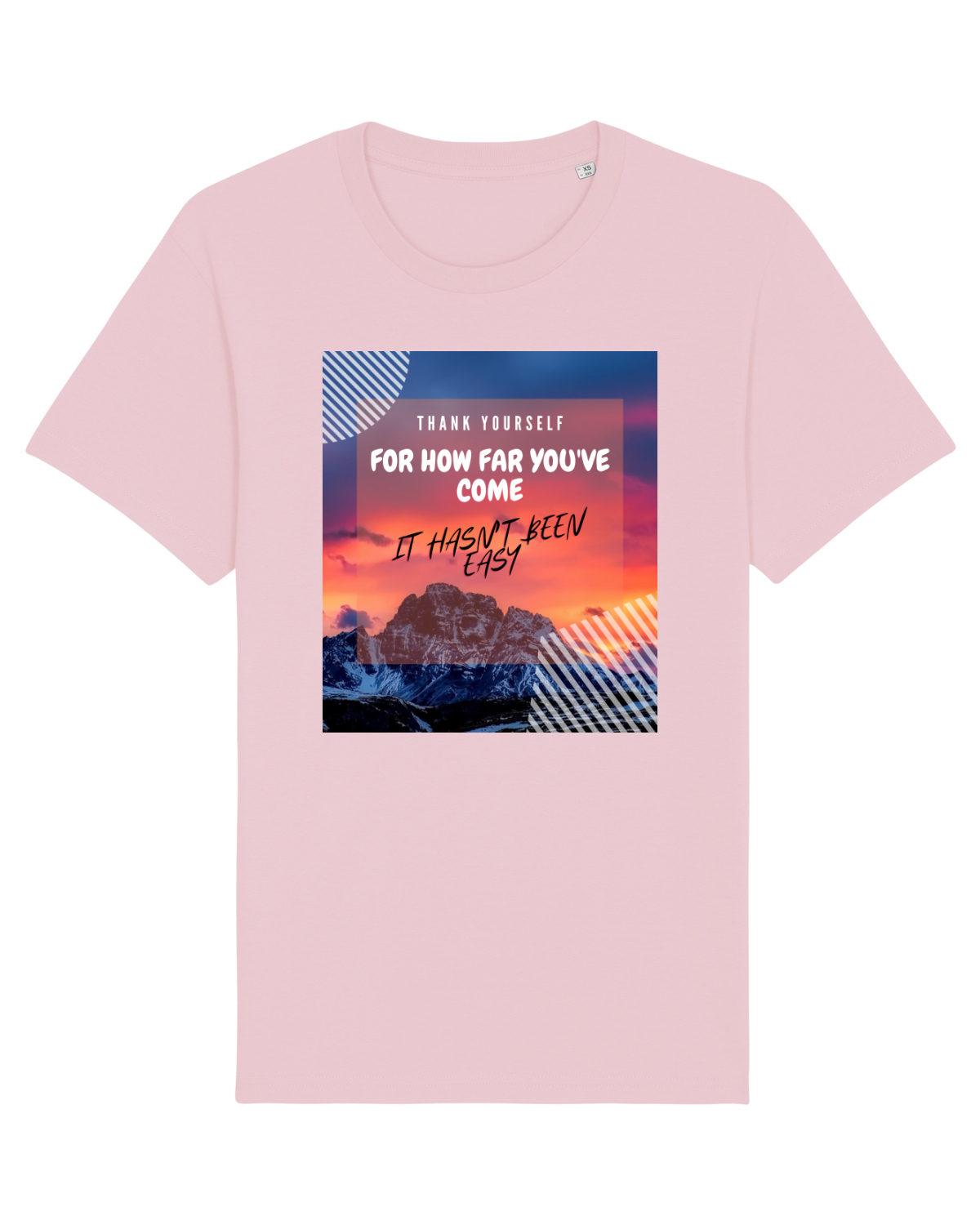 Tricou mânecă scurtă Unisex Rocker Cotton Pink