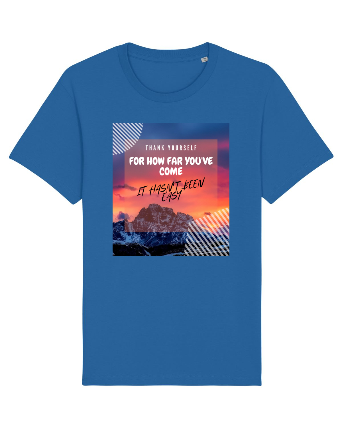 Tricou mânecă scurtă Unisex Rocker Royal Blue