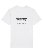 Different eyes see different things Tricou mânecă scurtă Unisex Rocker