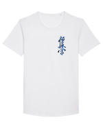 Kyokushin Karate  Tricou mânecă scurtă guler larg Bărbat Skater