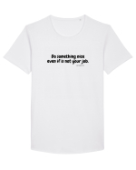 Do something nice... Tricou mânecă scurtă guler larg Bărbat Skater