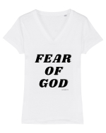 Fear of God Tricou mânecă scurtă guler V Damă Evoker