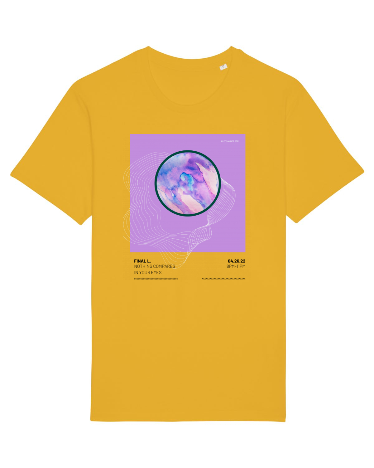 Tricou mânecă scurtă Unisex Rocker Spectra Yellow
