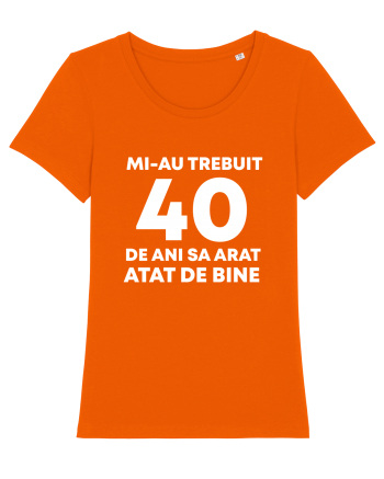 40 DE ANI Bright Orange