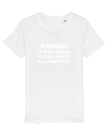 PIERDUT CHEF DE MUNCA White