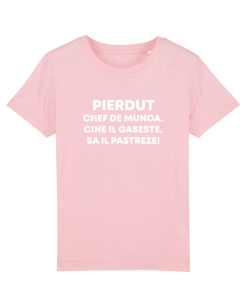 PIERDUT CHEF DE MUNCA Cotton Pink