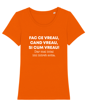 FAC CE VREAU Bright Orange
