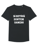 BETIVI Tricou mânecă scurtă guler larg Bărbat Skater