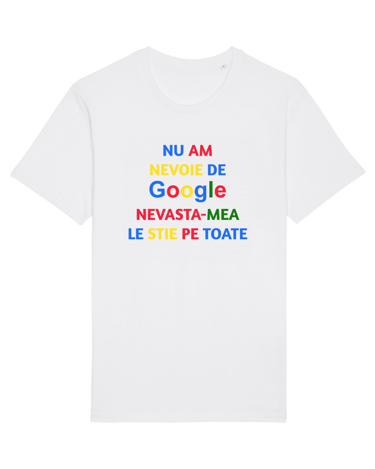 Tricou mânecă scurtă Unisex Rocker White