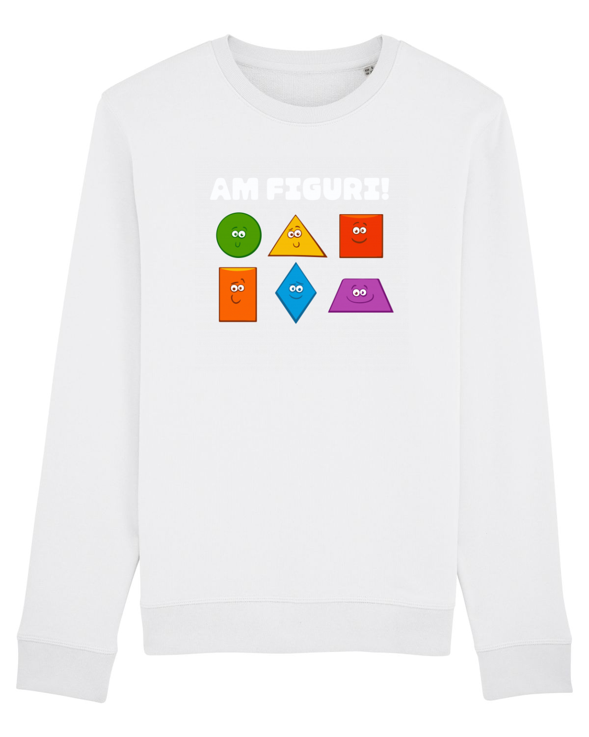 Bluză mânecă lungă Unisex Rise White