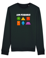 AM FIGURI Bluză mânecă lungă Unisex Rise