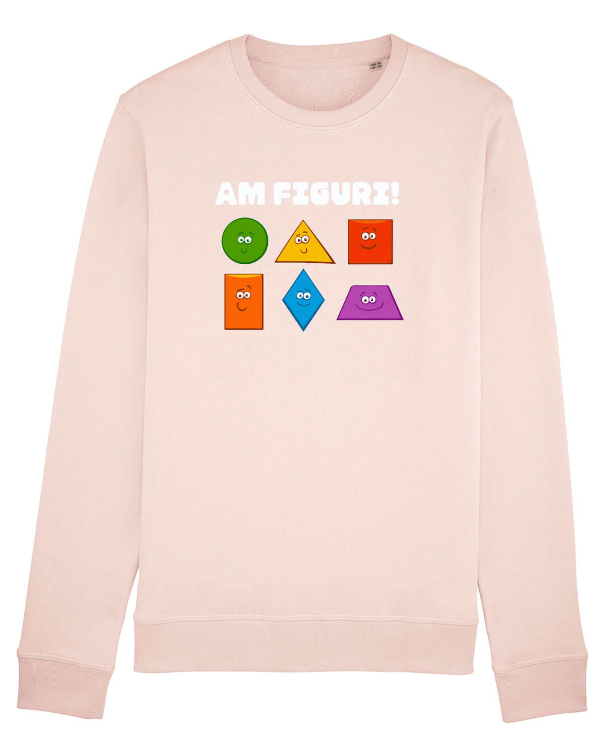 Bluză mânecă lungă Unisex Rise Candy Pink