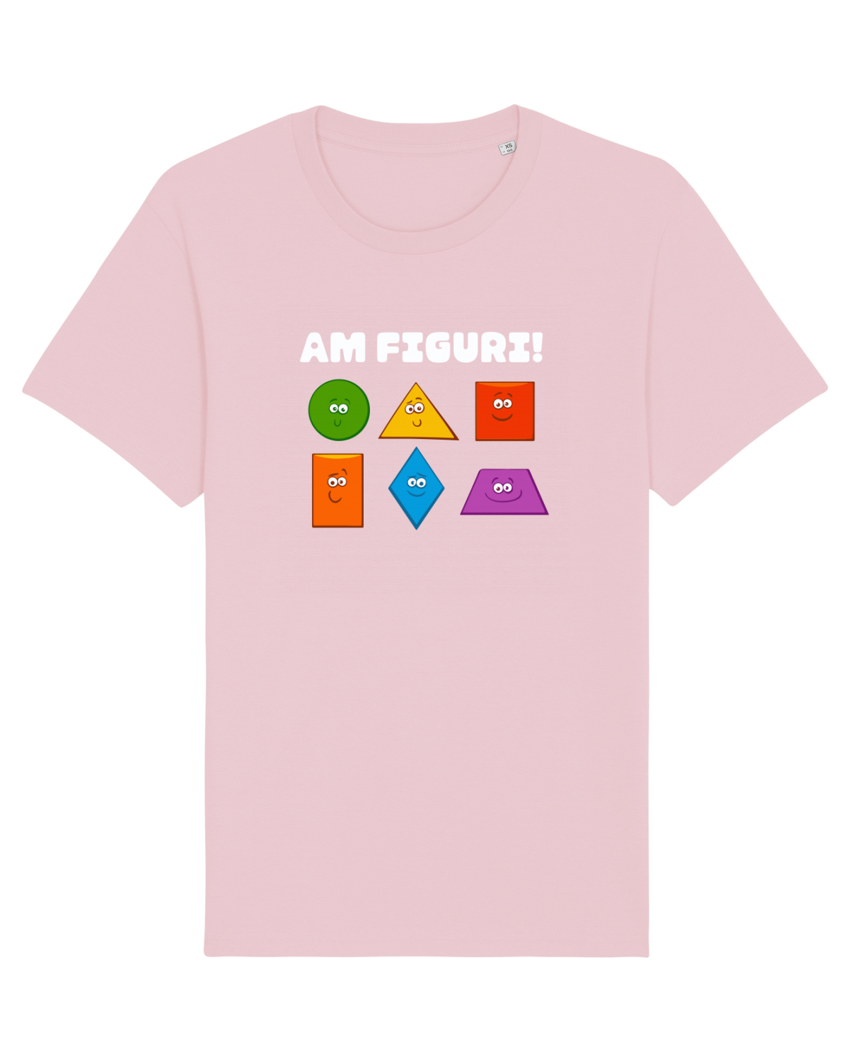 Tricou mânecă scurtă Unisex Rocker Cotton Pink
