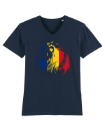 LEUL ROMANESC Tricou mânecă scurtă guler V Bărbat Presenter