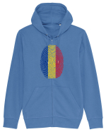 AMPRENTA TRICOLOR Hanorac cu fermoar Unisex Connector