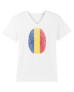 AMPRENTA TRICOLOR Tricou mânecă scurtă guler V Bărbat Presenter