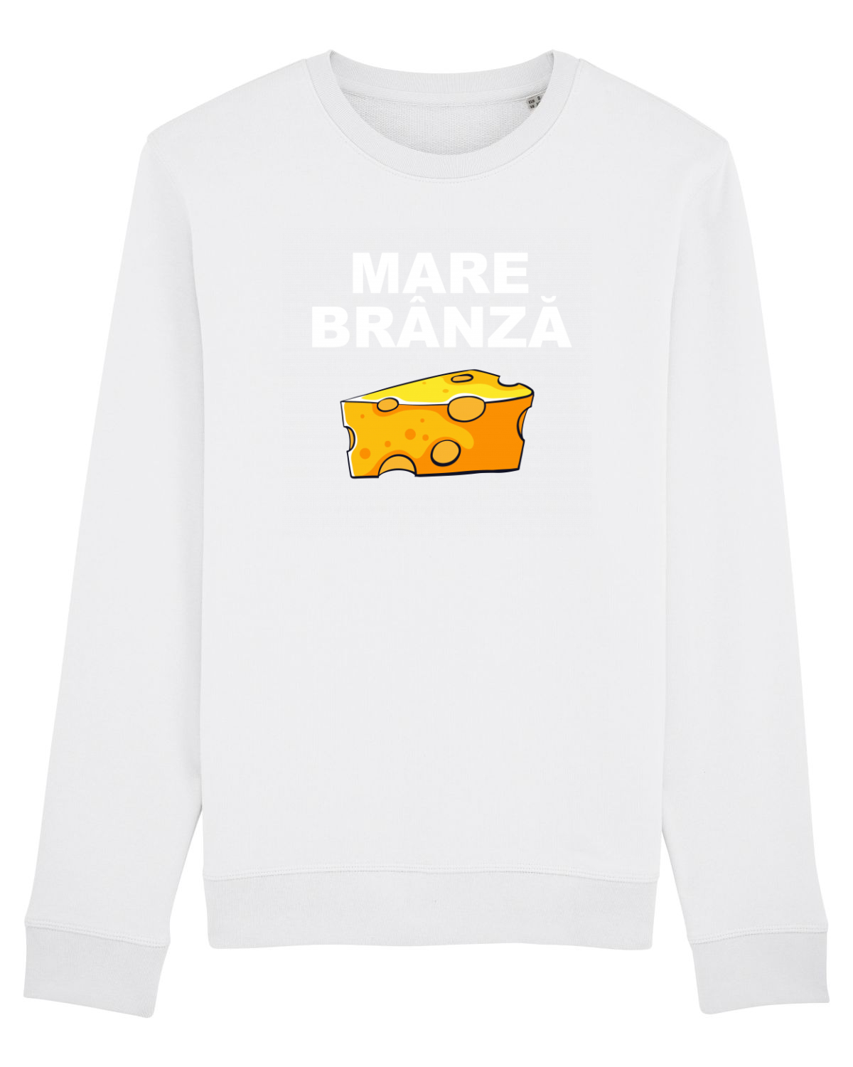 Bluză mânecă lungă Unisex Rise White