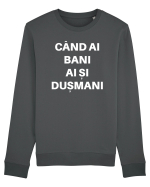 BANI SI DUSMANI Bluză mânecă lungă Unisex Rise