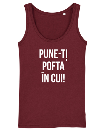 PUNE POFTA IN CUI Burgundy