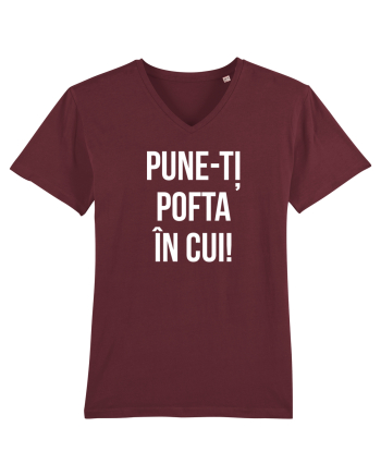 PUNE POFTA IN CUI Burgundy