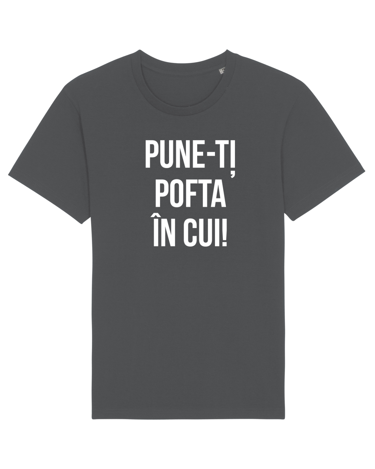Tricou mânecă scurtă Unisex Rocker Anthracite