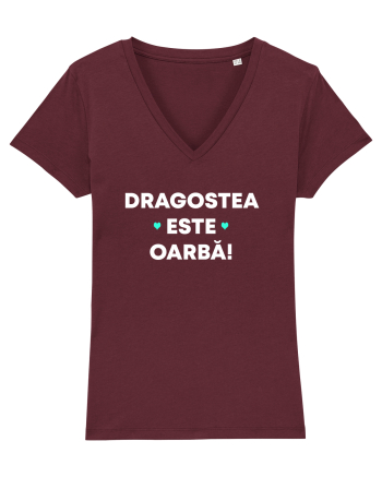 DRAGOSTEA ESTE OARBA Burgundy