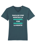 MUNTELE LA MAHOMED Tricou mânecă scurtă guler V Bărbat Presenter