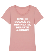 DIMINEATA Tricou mânecă scurtă guler larg fitted Damă Expresser