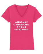 DOMN OM Tricou mânecă scurtă guler V Damă Evoker