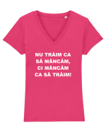 MANCAM Tricou mânecă scurtă guler V Damă Evoker