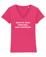 FERICIRE Tricou mânecă scurtă guler V Damă Evoker