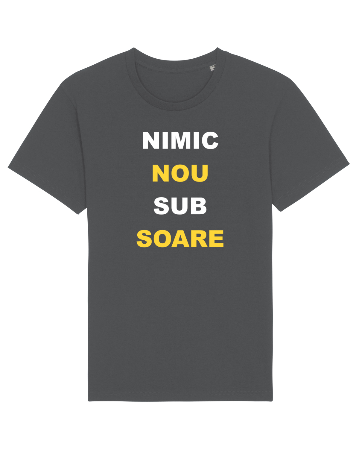 Tricou mânecă scurtă Unisex Rocker Anthracite