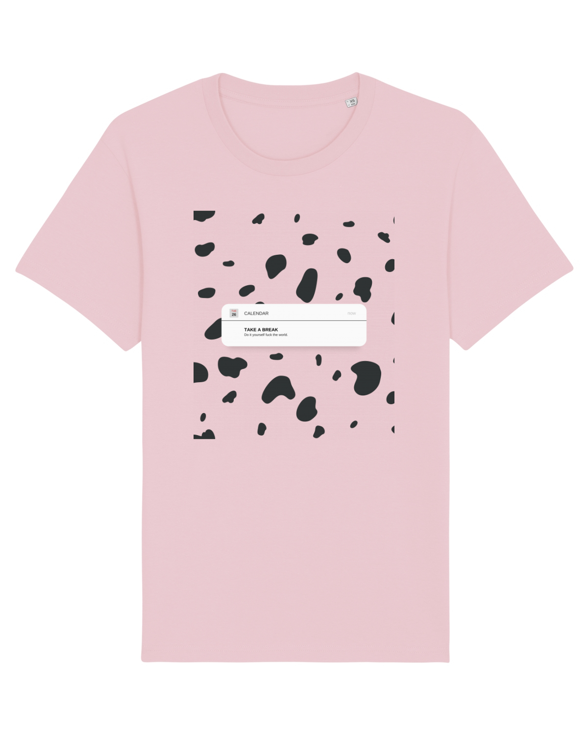 Tricou mânecă scurtă Unisex Rocker Cotton Pink