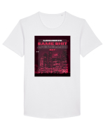 SAME Tricou mânecă scurtă guler larg Bărbat Skater