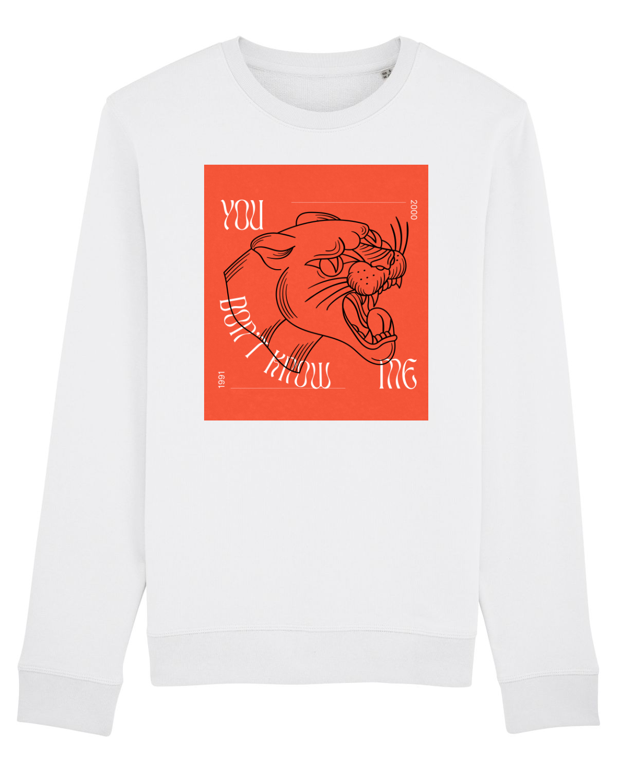 Bluză mânecă lungă Unisex Rise White