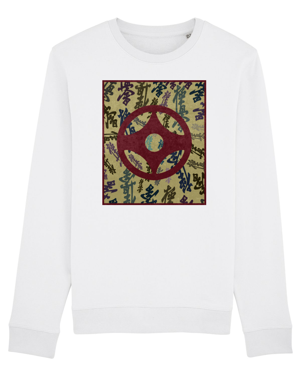Bluză mânecă lungă Unisex Rise White