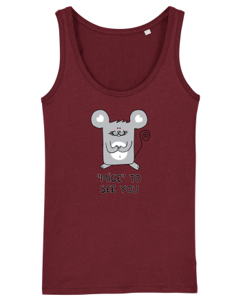 MICE to see you Burgundy