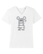 MICE to see you Tricou mânecă scurtă guler V Bărbat Presenter