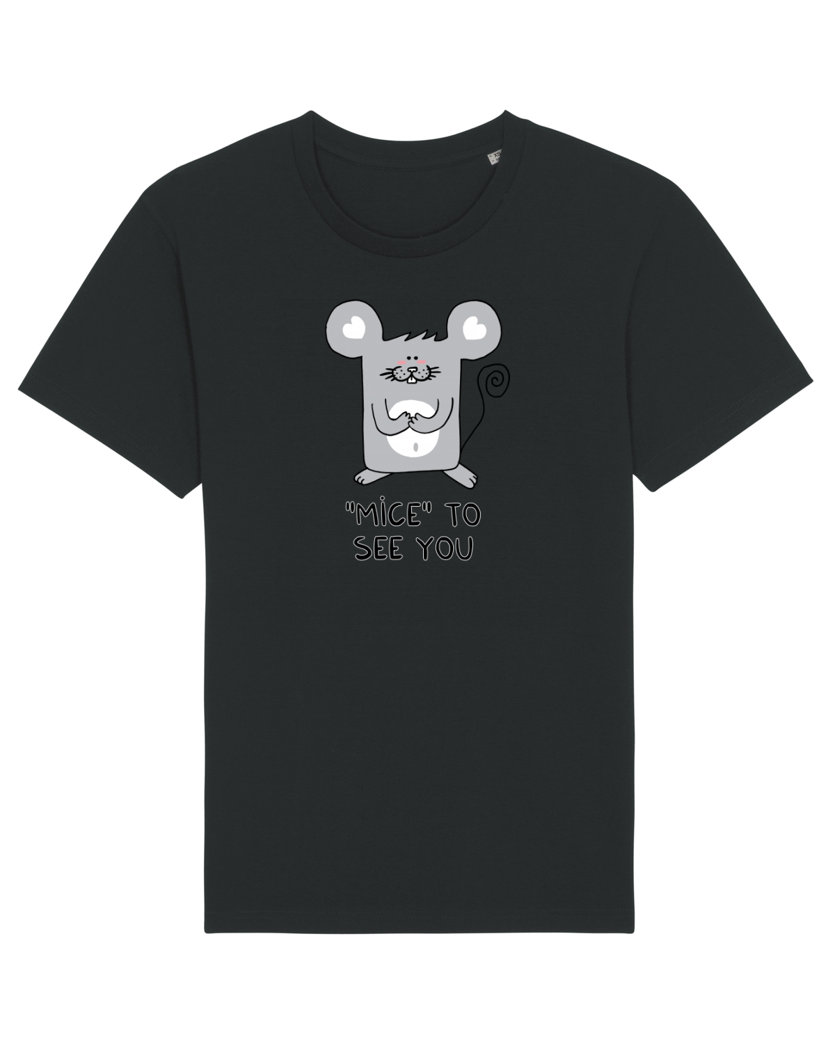 Tricou mânecă scurtă Unisex Rocker Black