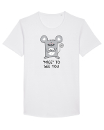 MICE to see you Tricou mânecă scurtă guler larg Bărbat Skater