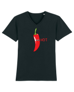 HOT Tricou mânecă scurtă guler V Bărbat Presenter