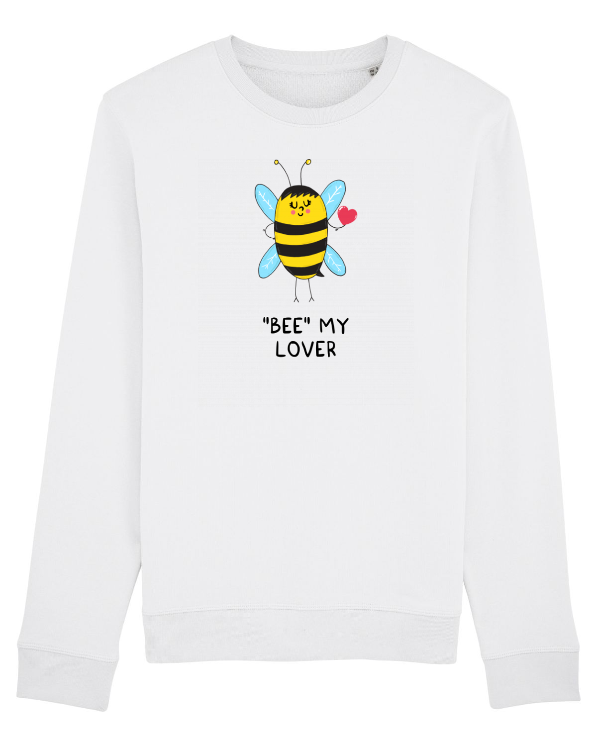 Bluză mânecă lungă Unisex Rise White