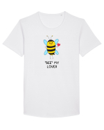BEE my lover Tricou mânecă scurtă guler larg Bărbat Skater