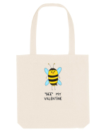 BEE my Valentine Sacoșă textilă