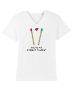 You are my perfect MATCH Tricou mânecă scurtă guler V Bărbat Presenter