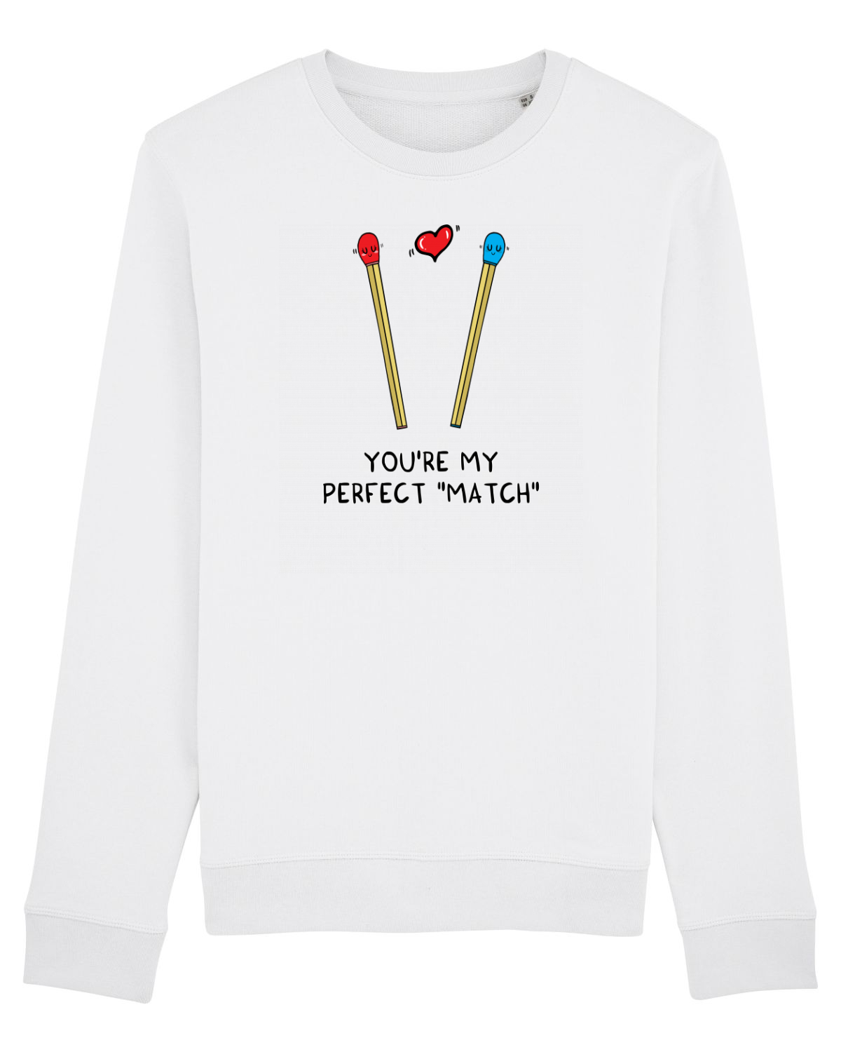 Bluză mânecă lungă Unisex Rise White